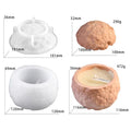 Space Moon Candle Cup Mould