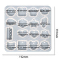 16 Cavity Keychain & Pendant Mould