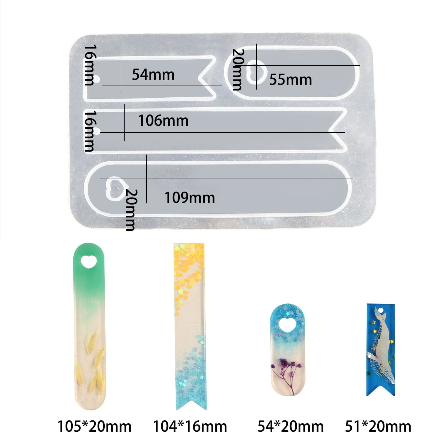 4 Cavity Bookmark Mould