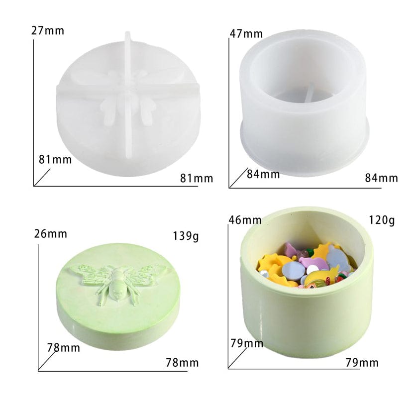 Honey Bee Jar Resin Mould