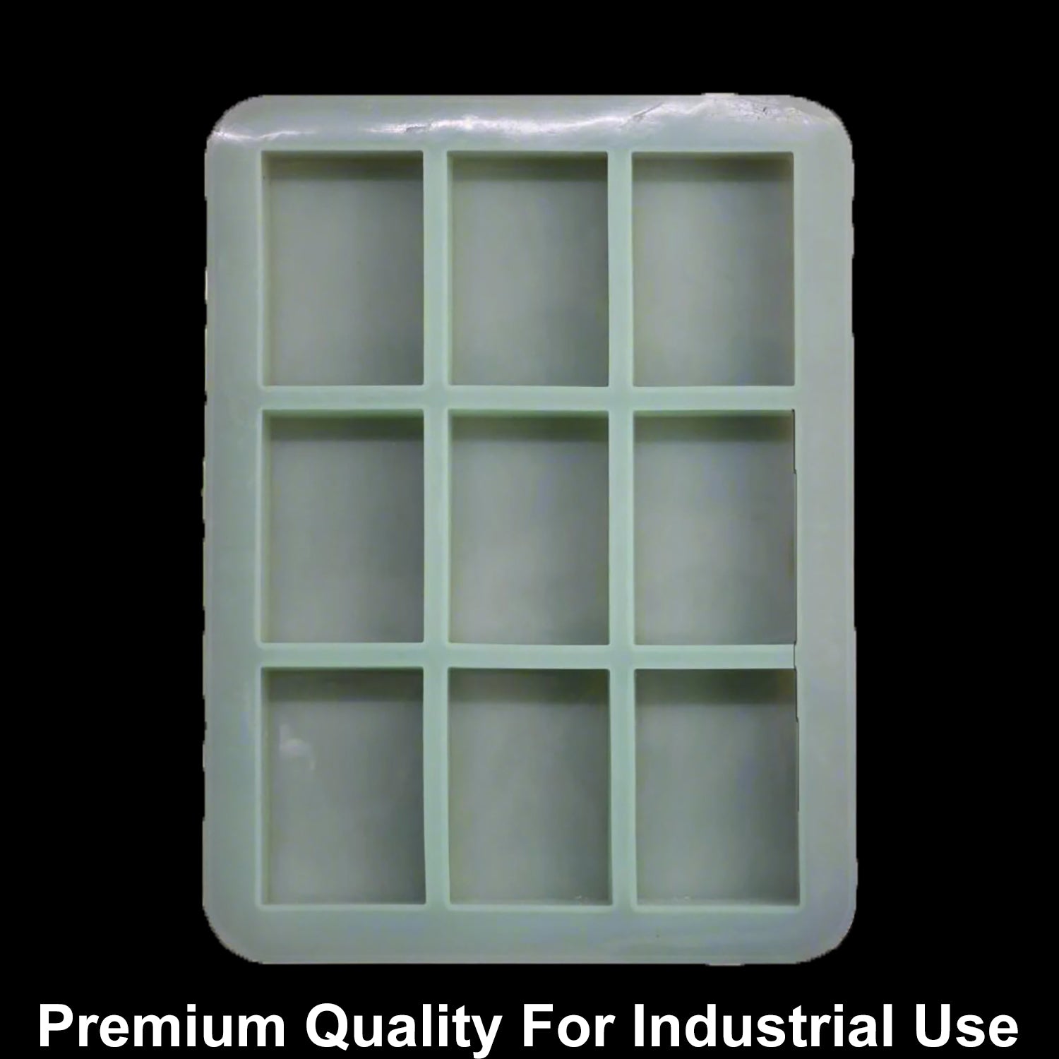 9 Cavity Rectangle 110gms silicon soap mould