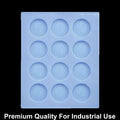 12 Cavity Round Designer 15gms silicon soap mould
