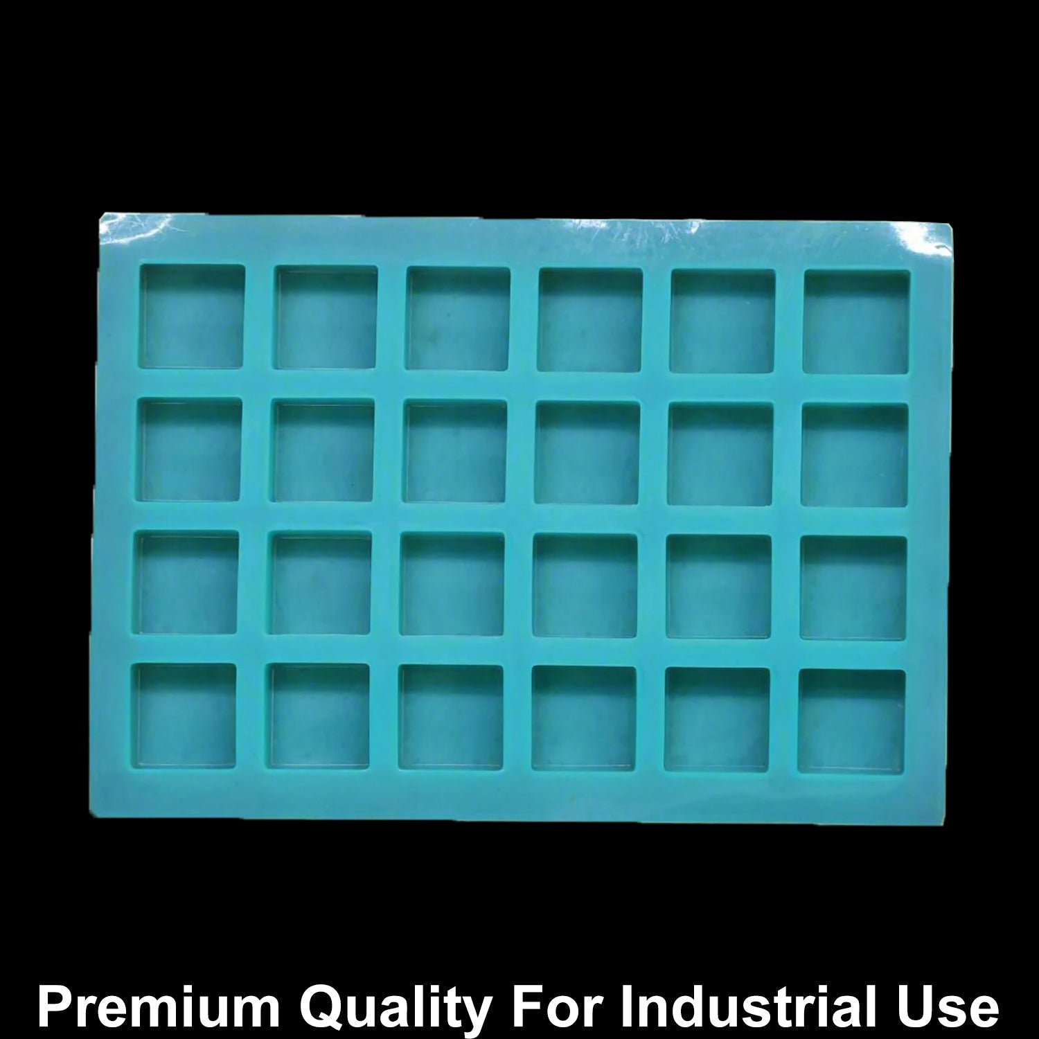 24 Cavity Square 25gms silicon soap mould