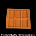 6 Cavity Rectangle 150gms silicon soap mould