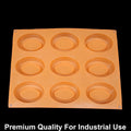 9 Cavity Oval Peors Shape 100gms silicon soap mould