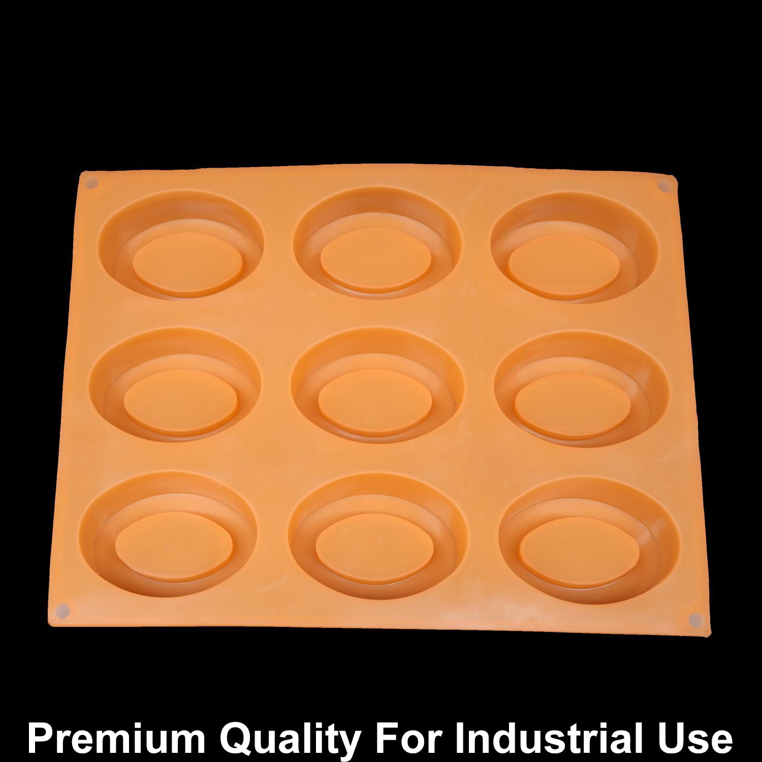 9 Cavity Oval Peors Shape 100gms silicon soap mould