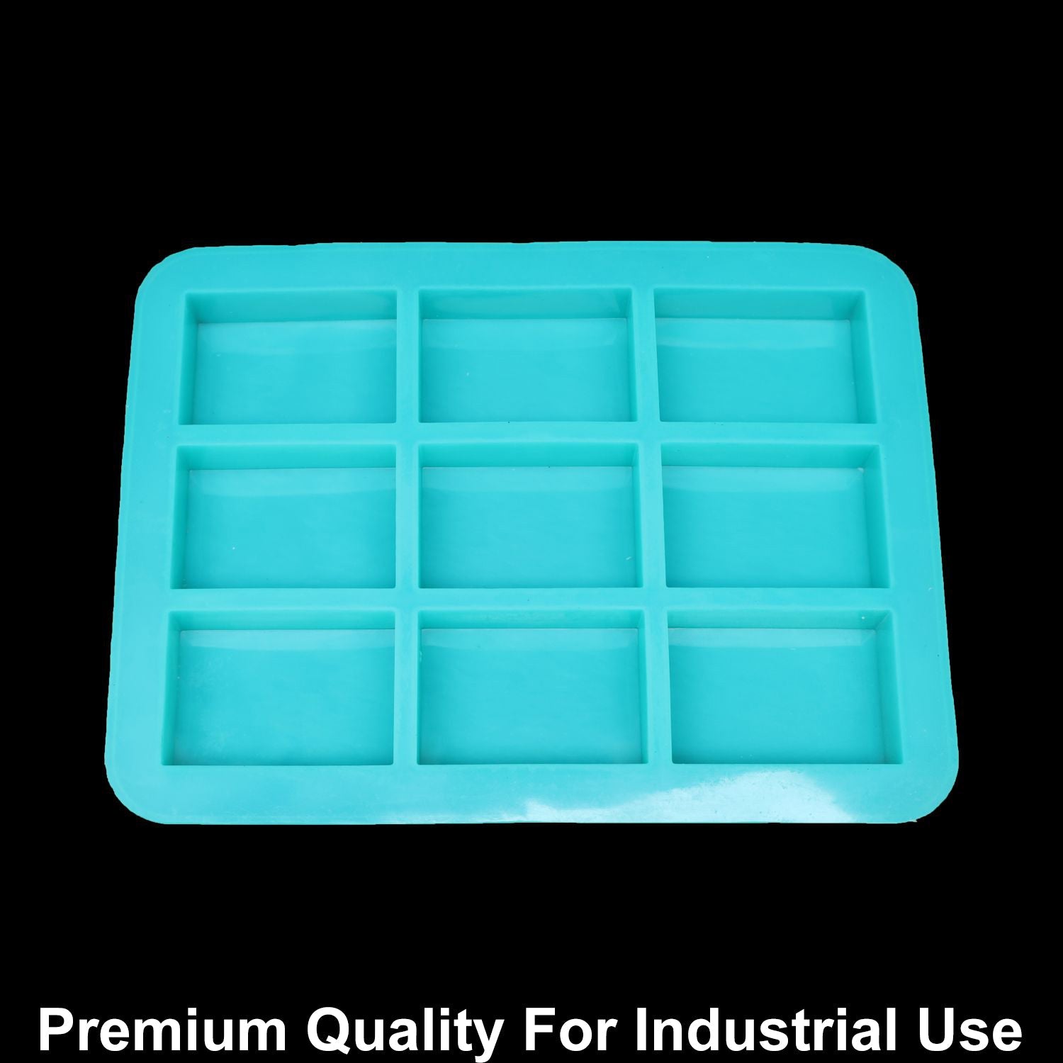 9 Cavity Rectangle 75gms silicon soap mould