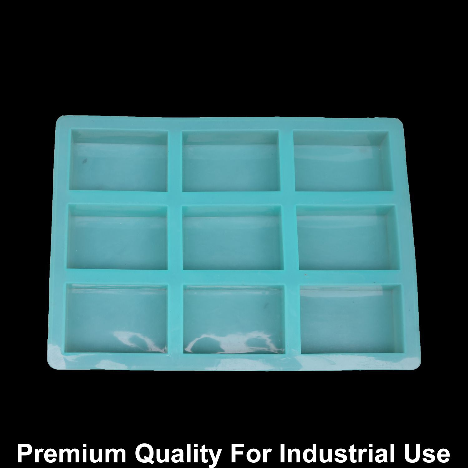 9 Cavity Rectangle 125gms silicon soap mould