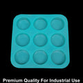 9 Cavity Round 100gms silicon soap mould
