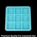 9 Cavity Square 75gms silicon soap mould