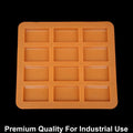 12 Cavity Rectangle 25gms silicon soap mould