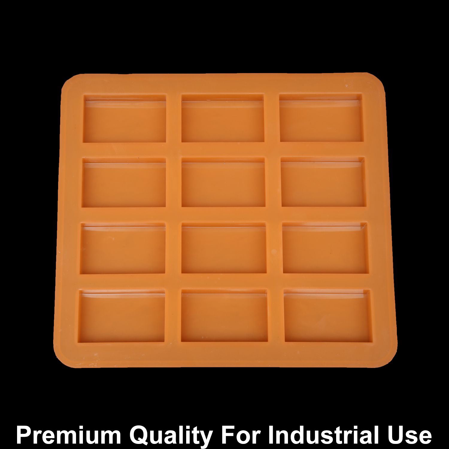 12 Cavity Rectangle 25gms silicon soap mould
