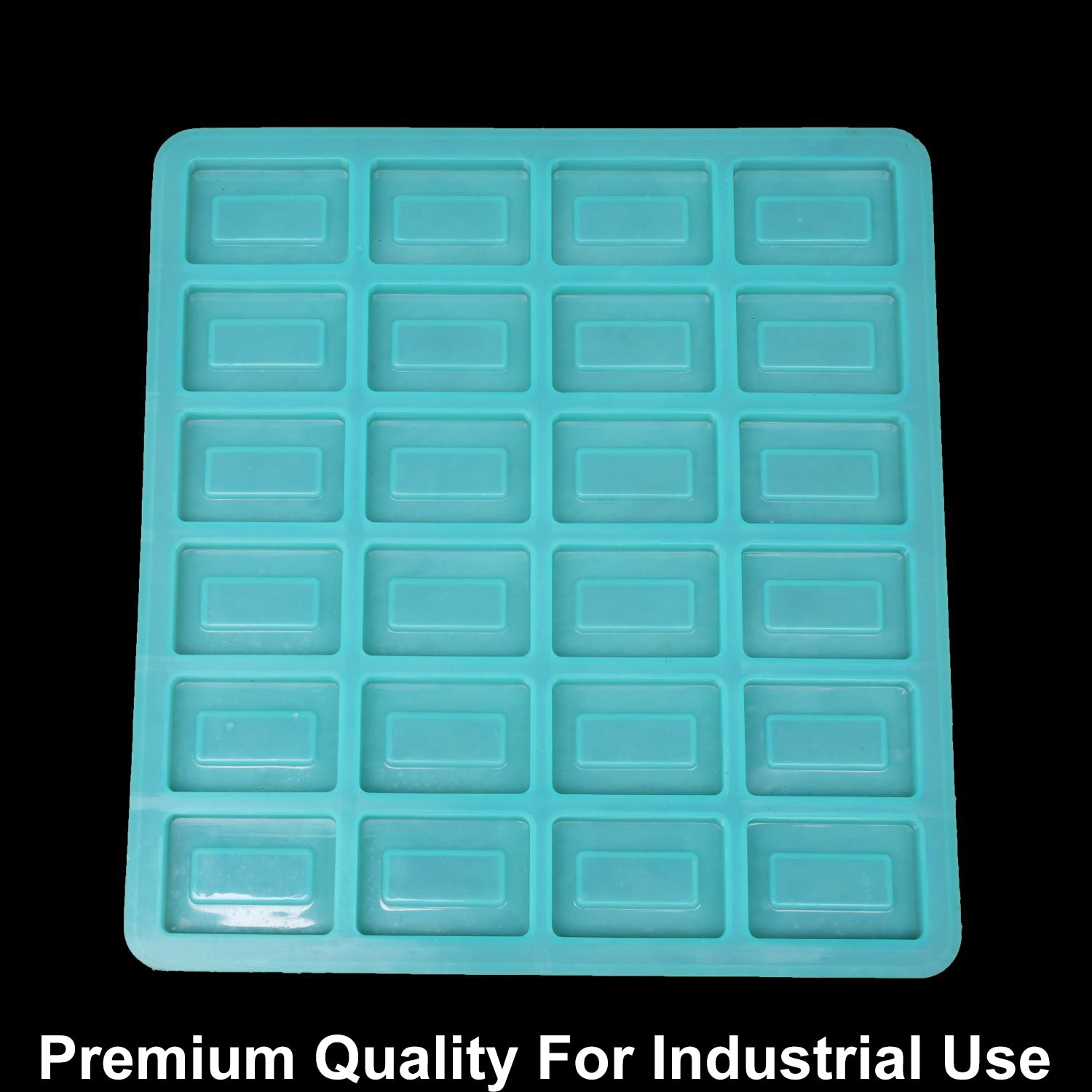 24 Cavity Rectangle 15gms silicon soap mould