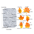 6 Cavity Leaf Shape Jewellery & Keychain Mould