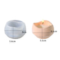 Wave Round Flower Candle Mould