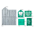 Love Theme House T-Light Holder Mould