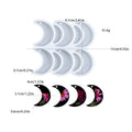 6 Cavity Moon Keychain & Jewellery Mould