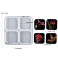 4 Cavity Square Keychain & Pendant Mould