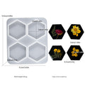 4 Cavity Hexagon Keychain & Pendant Mould