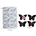 4 Cavity Butterfly Keychain & Pendant Mould