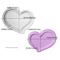 Small Curved Heart Tray Mould