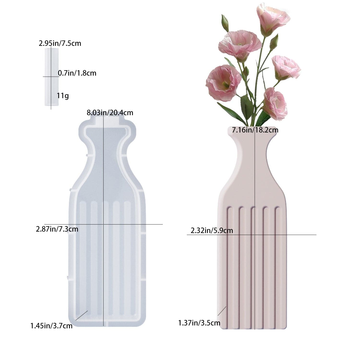 FLower Vase Mould D3