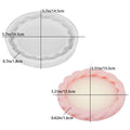 Large Design Love Twist Plate Tray Mould
