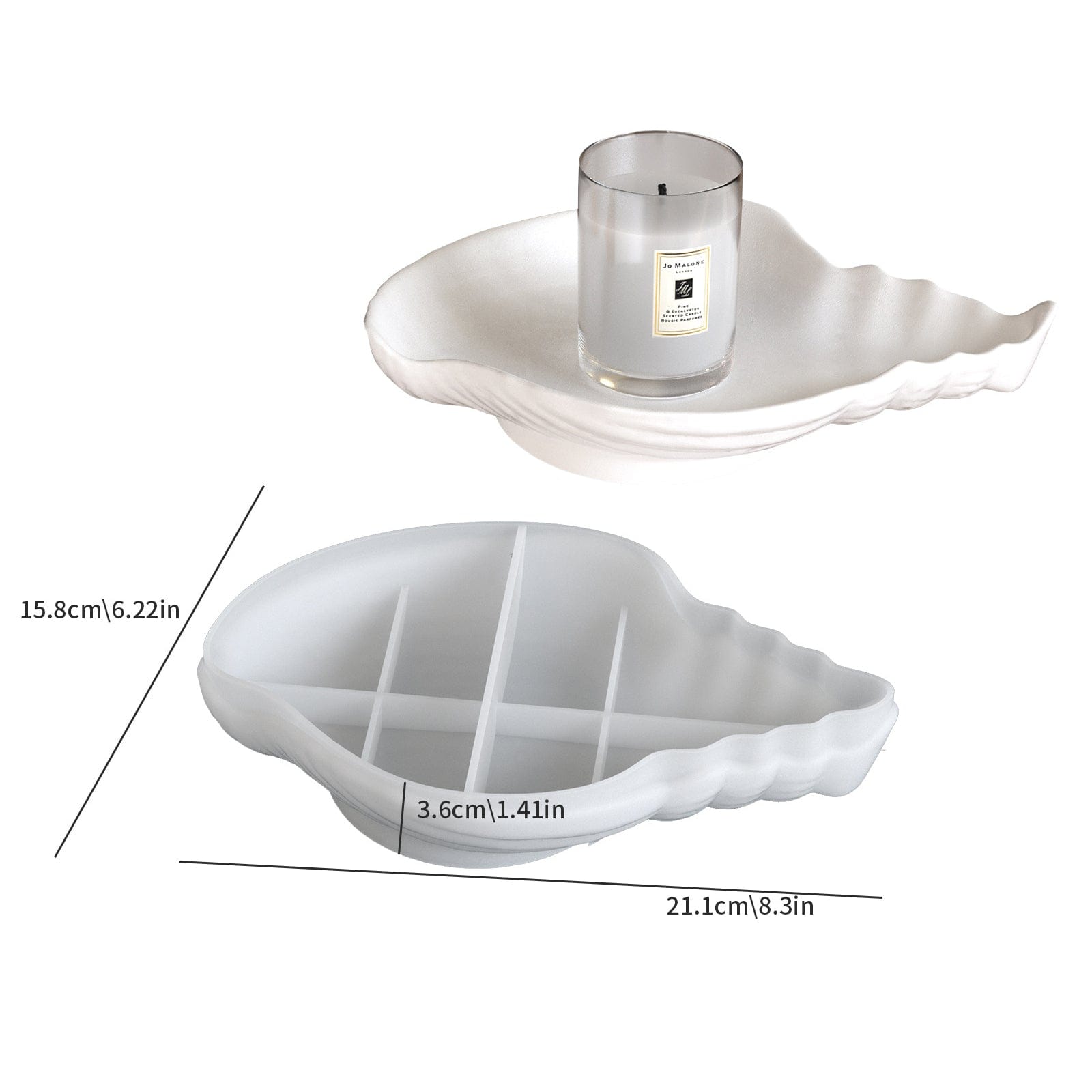 Conch Shell Tray Silicon Mould D2
