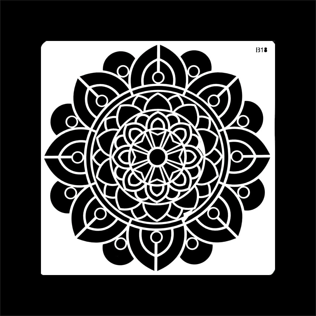 Stencil B018