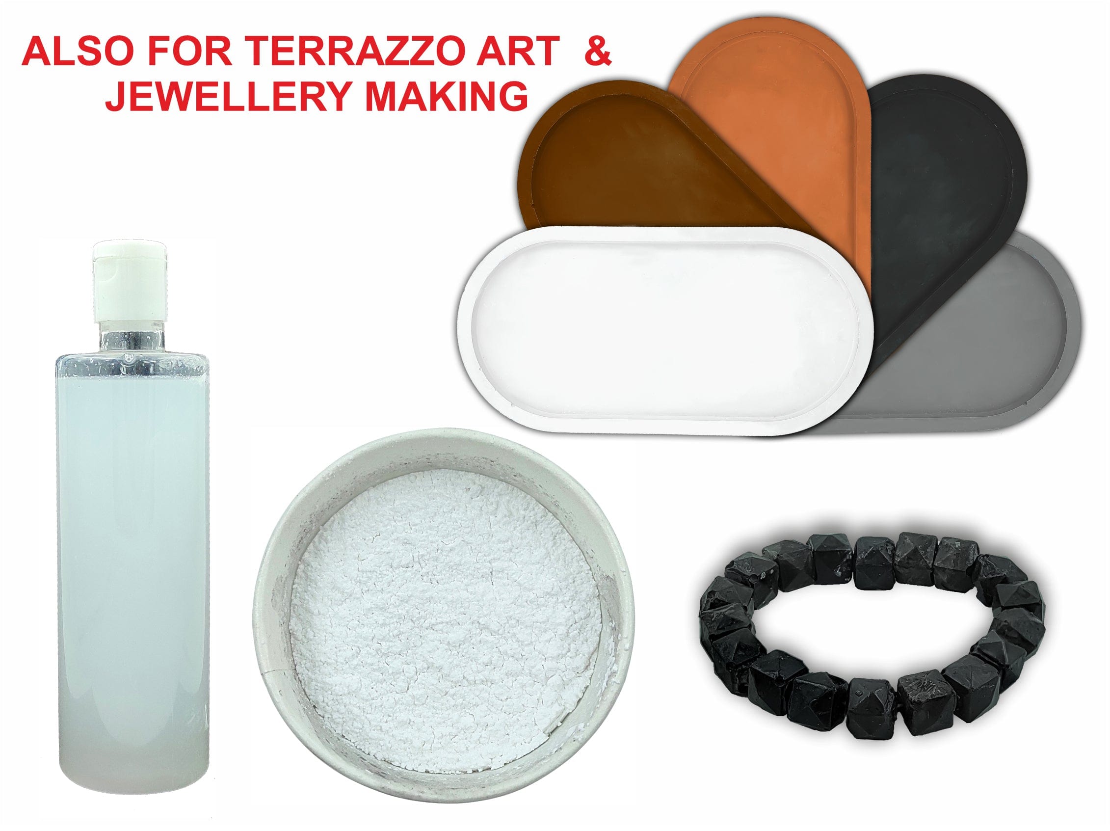 Terra Art (White Base)  (500GMS BASE AND 170GMS LIQUID)