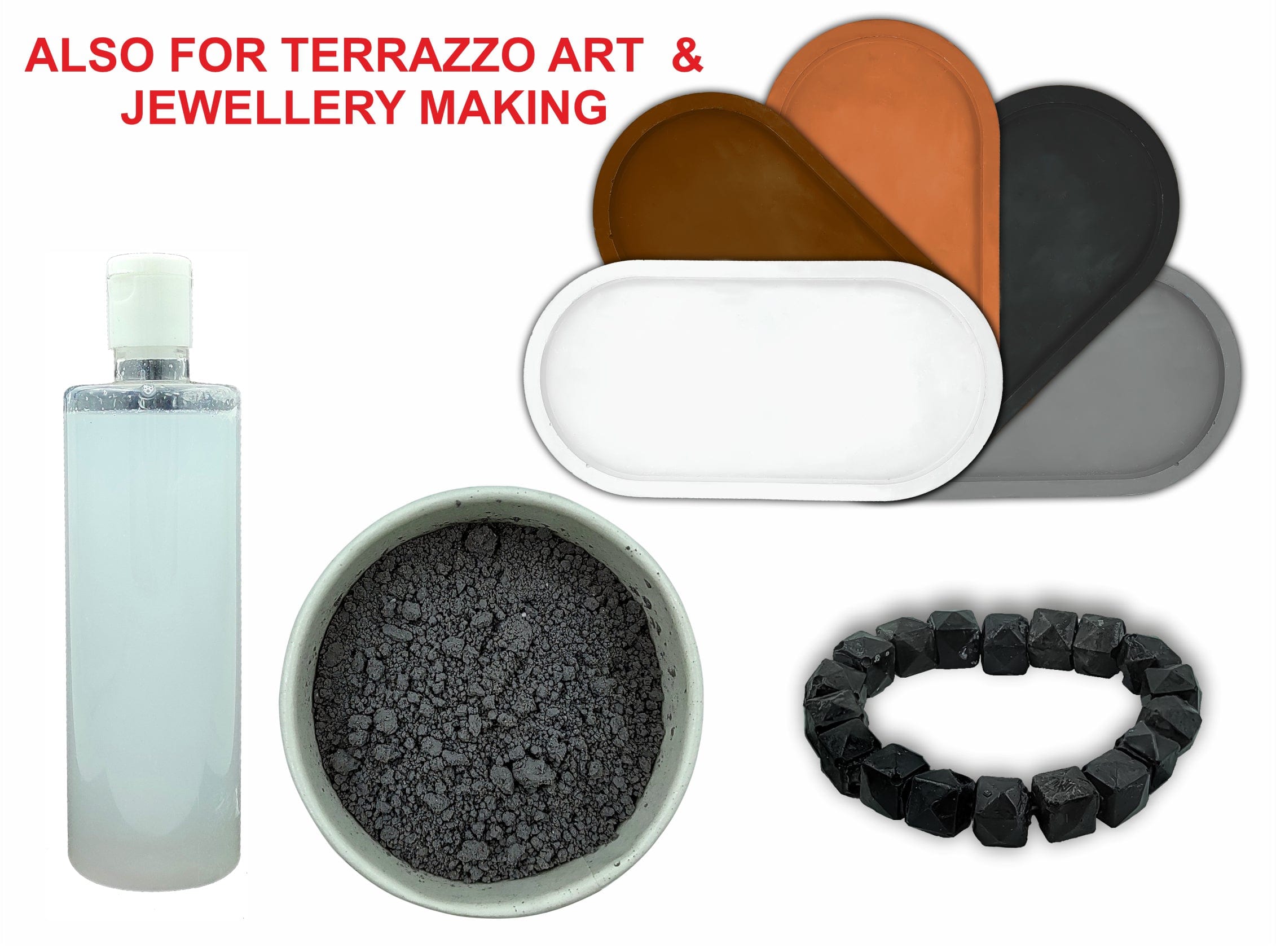 Terra Art (Black Base)  (500GMS BASE AND 170GMS LIQUID)