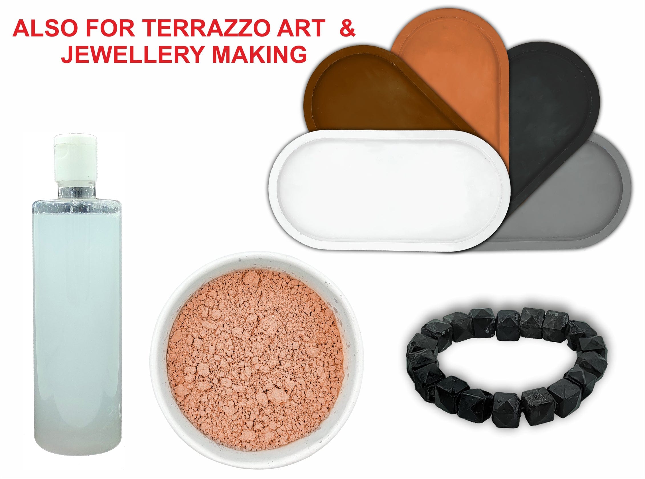 Terra Art (Terracotta Base)  (500GMS BASE AND 170GMS LIQUID)