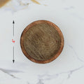 Wooden Candle Round Bowl