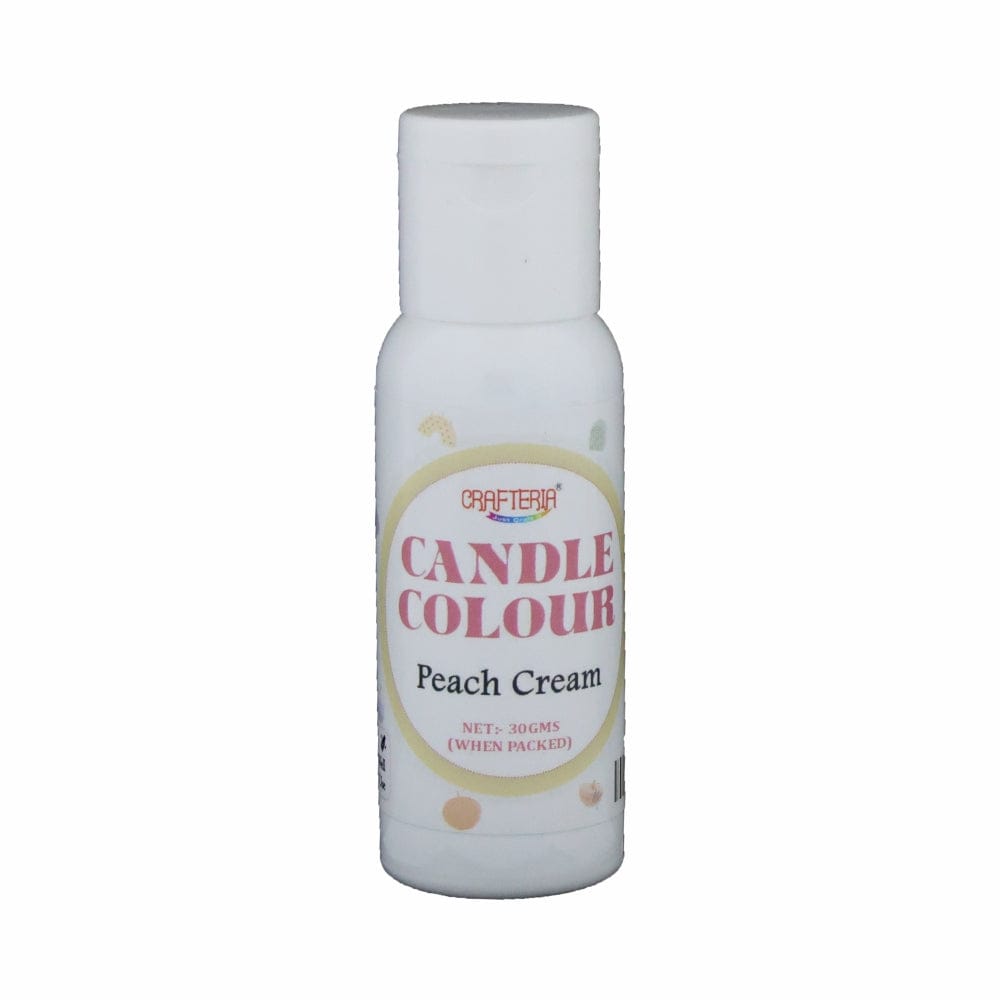 Peach Cream Candle Colour