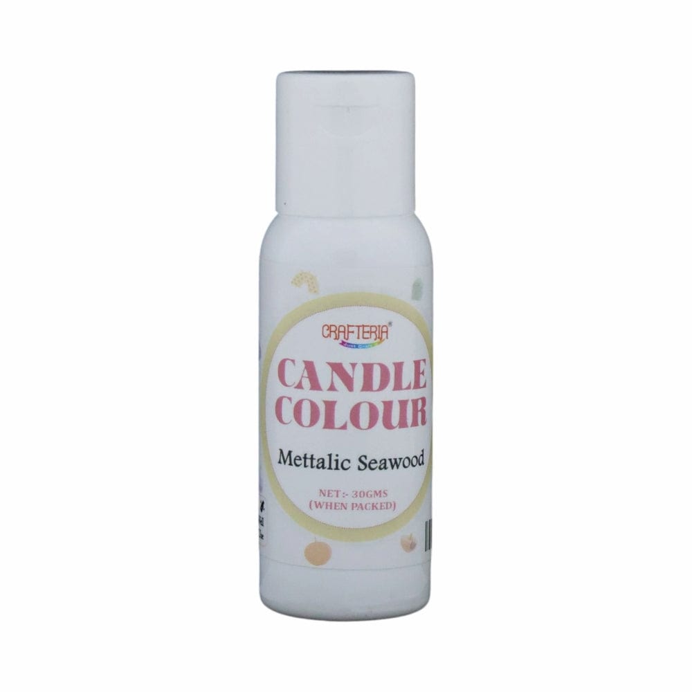 Mettalic Seawood Candle Colour