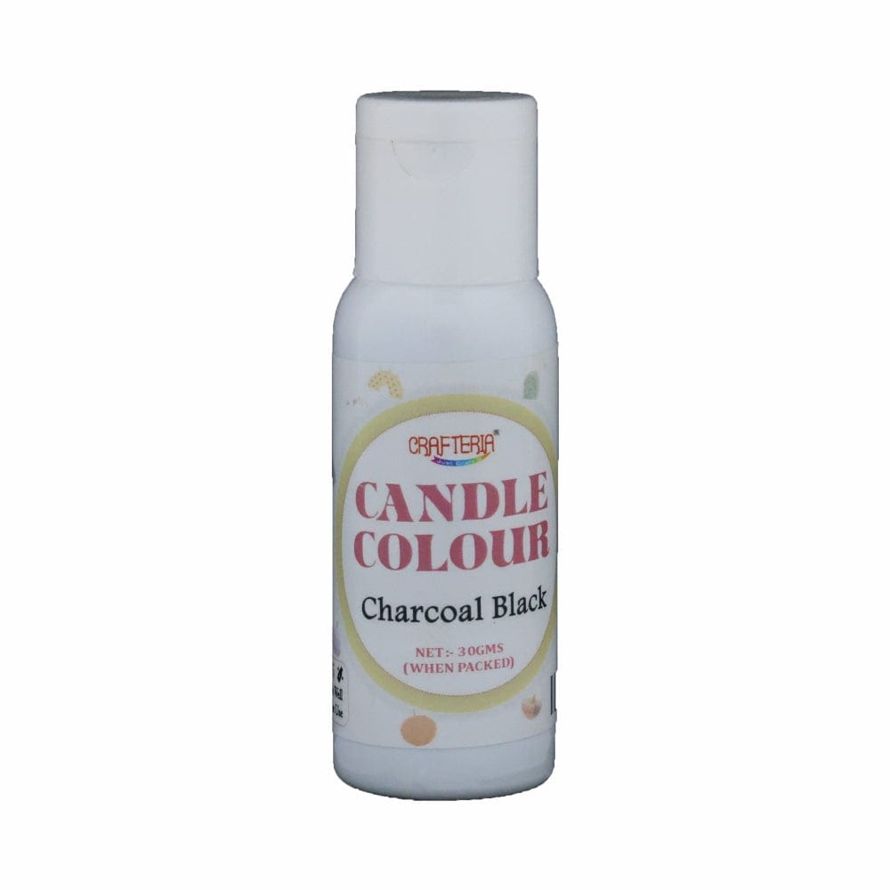 Charcoal Black Candle Colour