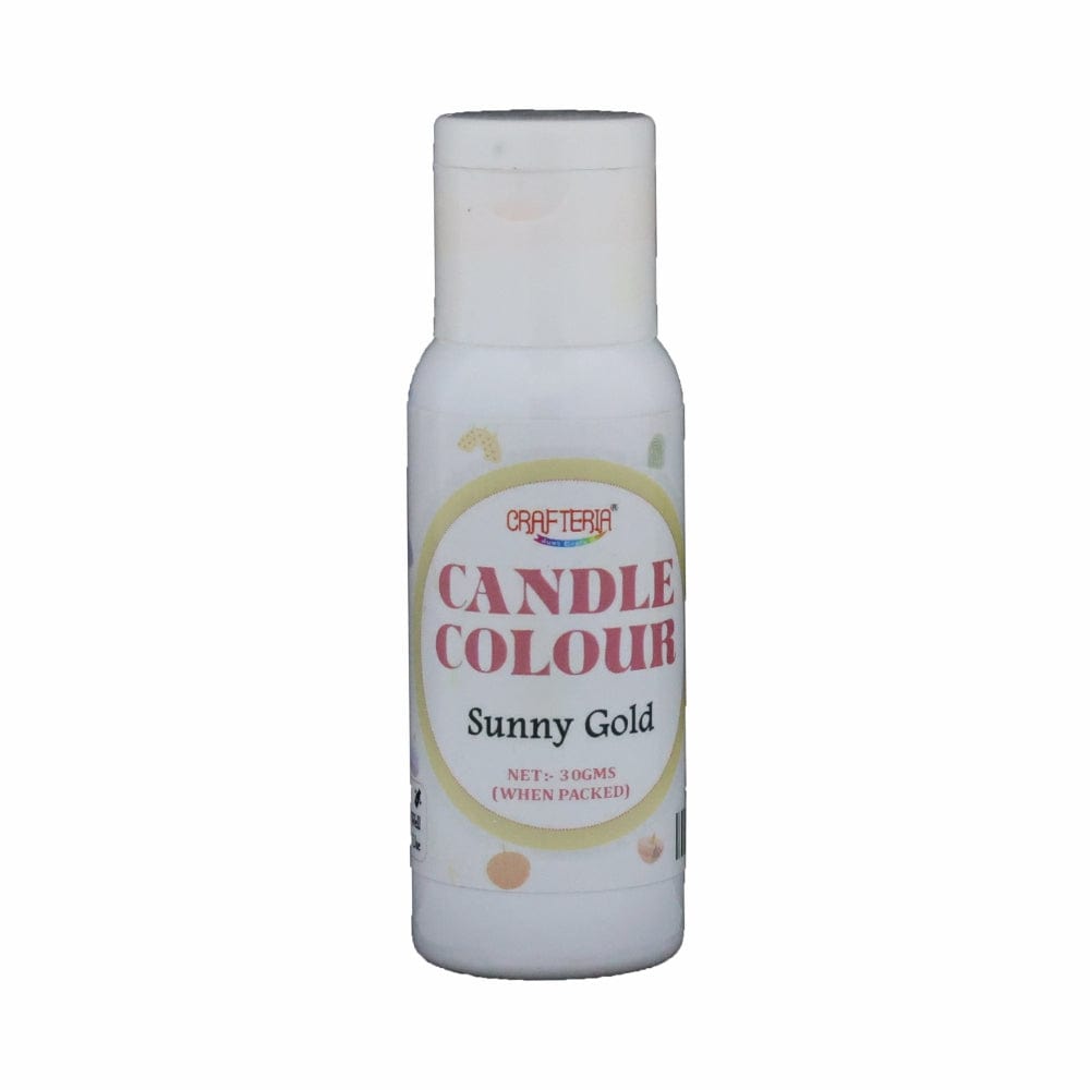 Sunny Gold Candle Colour