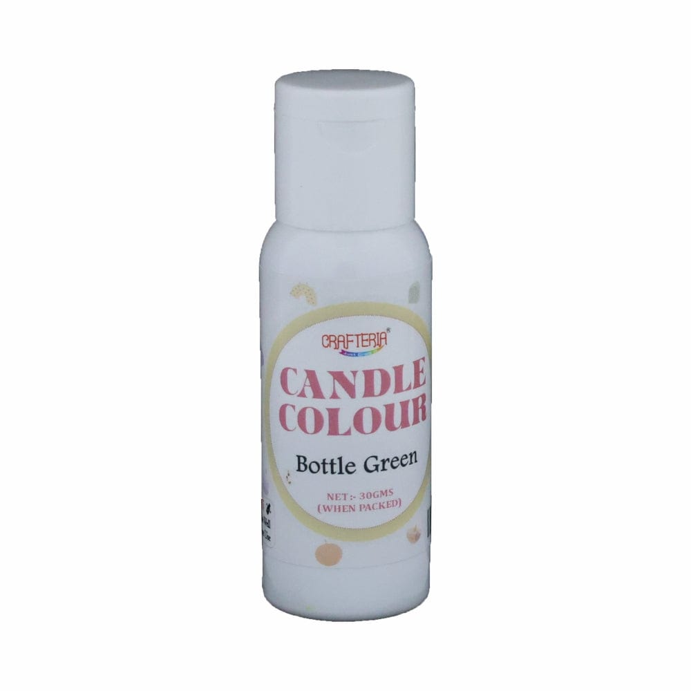 Bottle Green Candle Colour