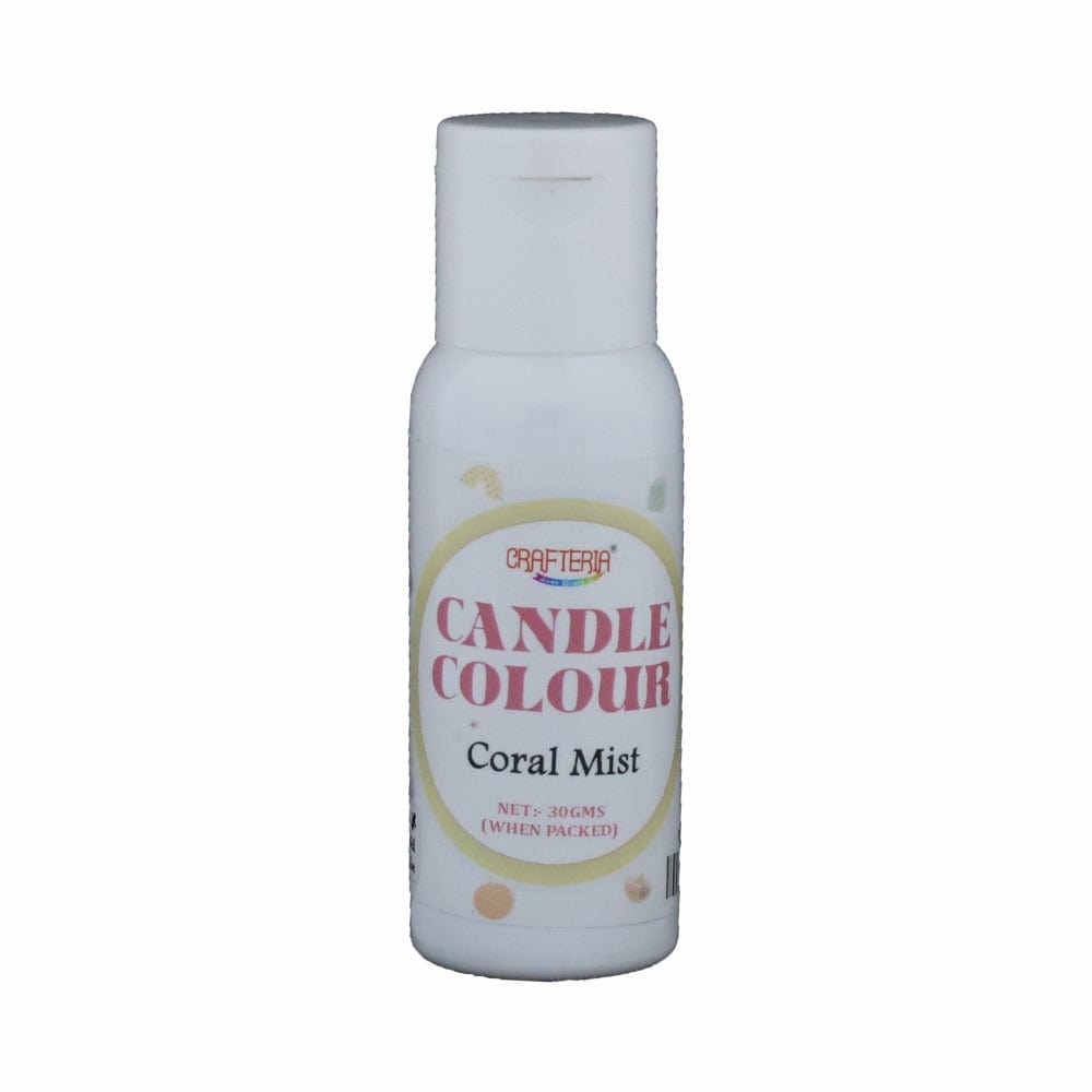 Coral Mist Candle Colour