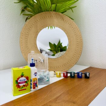 DIY Mirror Lippan Art Kit
