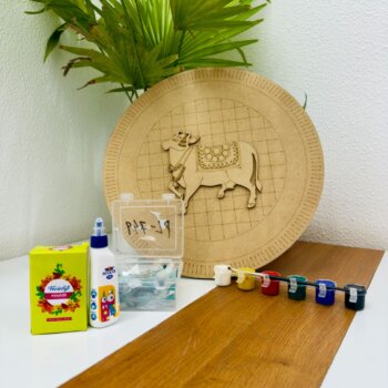 DIY Cow lippan Art Kit