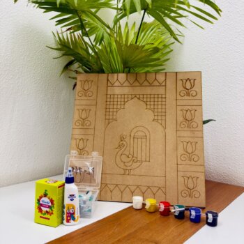 DIY Peacock Lippan Art Kit