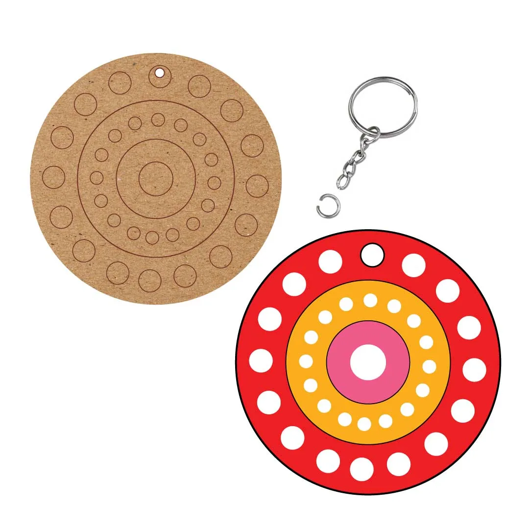 mandala-keychain