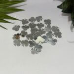 Club shape silver acrylic mirror