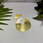 Fancy golden bird acrylic mirror 2