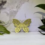 Fancy golden butterfly mirror 1