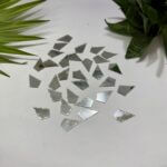 Fancy shape 2 silver acrylic mirror
