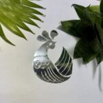 Fancy silver bird acrylic mirror 1