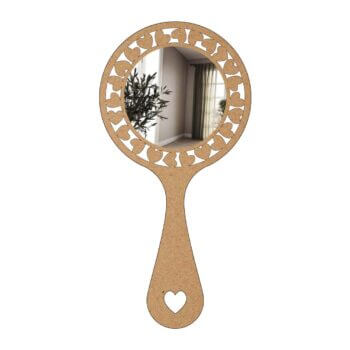 Heart Hand Mirror