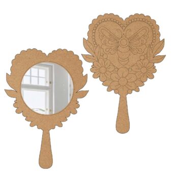 Honey Bee And Flower Hand Mirror